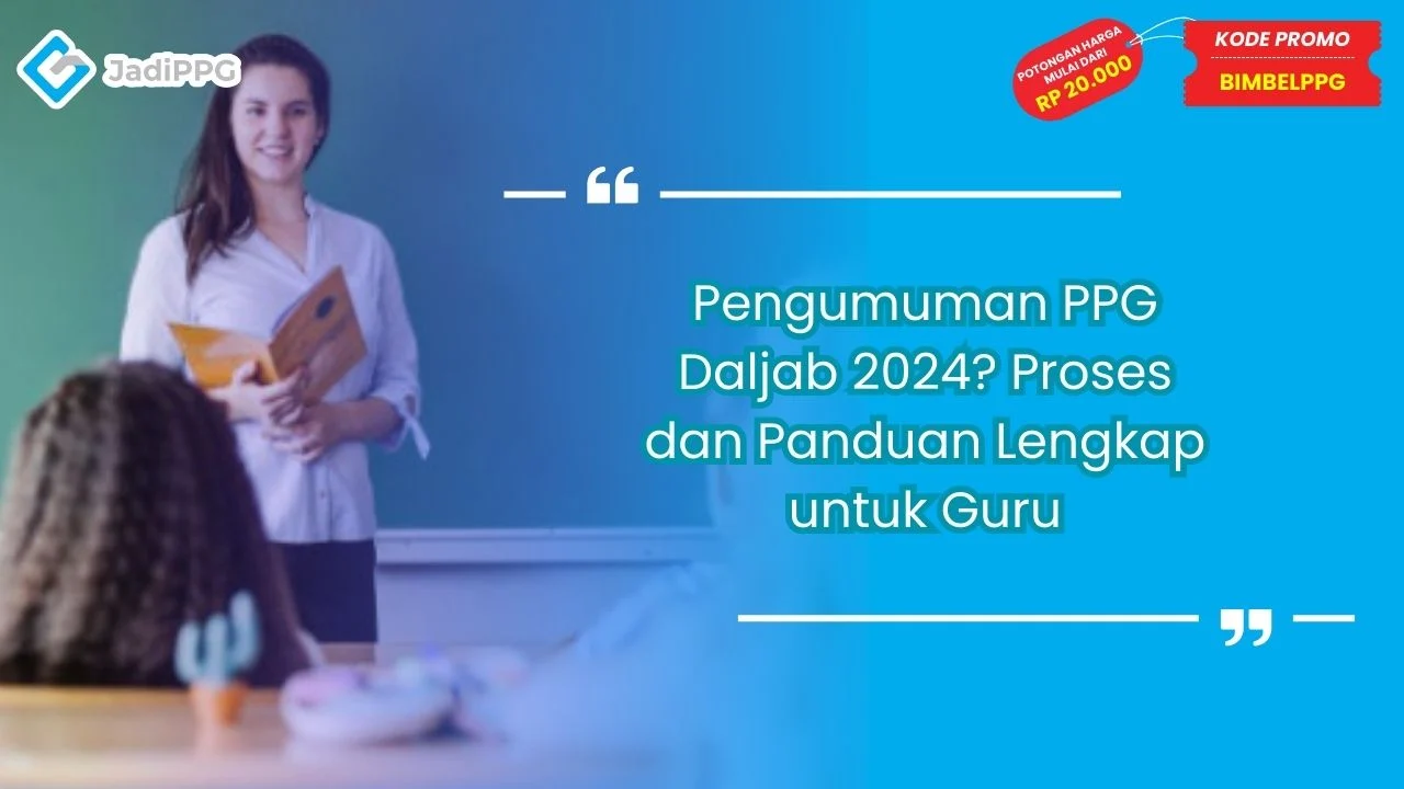 Pengumuman PPG Daljab 2024