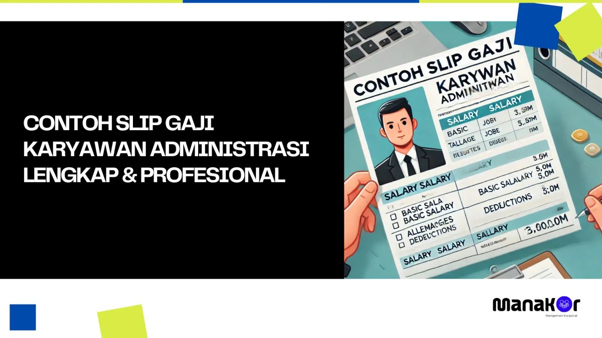 Contoh Slip Gaji Karyawan Administrasi