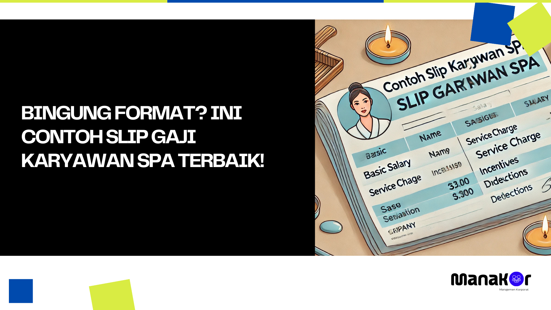 Contoh Slip Gaji Karyawan Spa