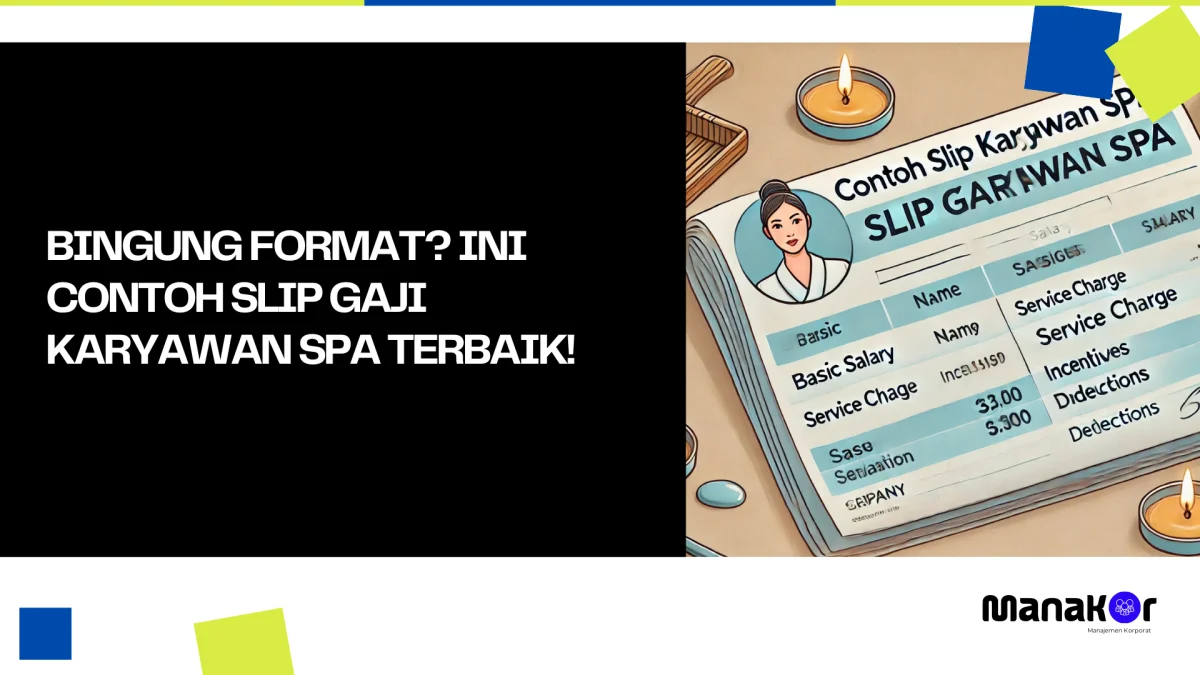 Contoh Slip Gaji Karyawan Spa