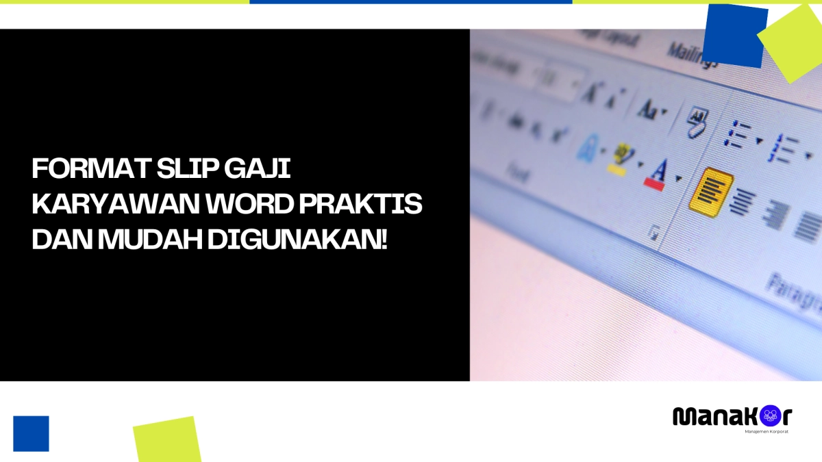 Contoh Slip Gaji Karyawan Word