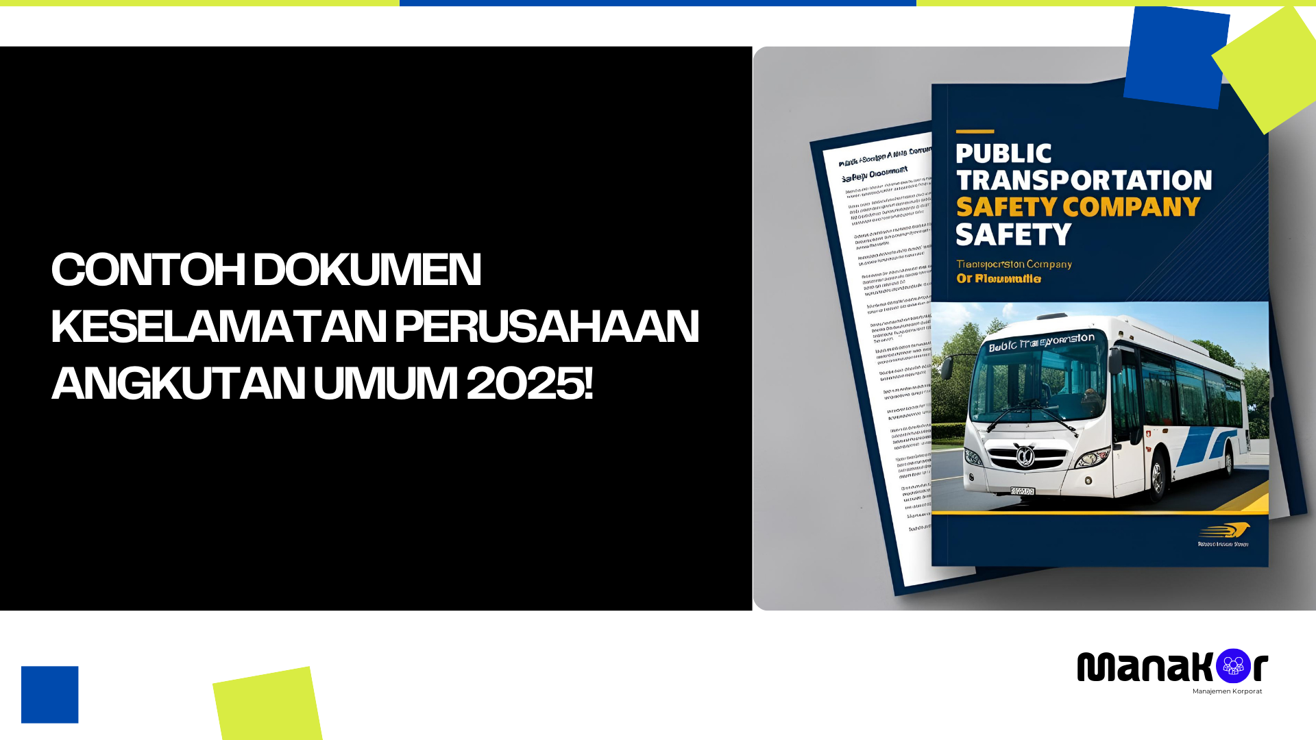 Contoh Dokumen Keselamatan Perusahaan Angkutan Umum