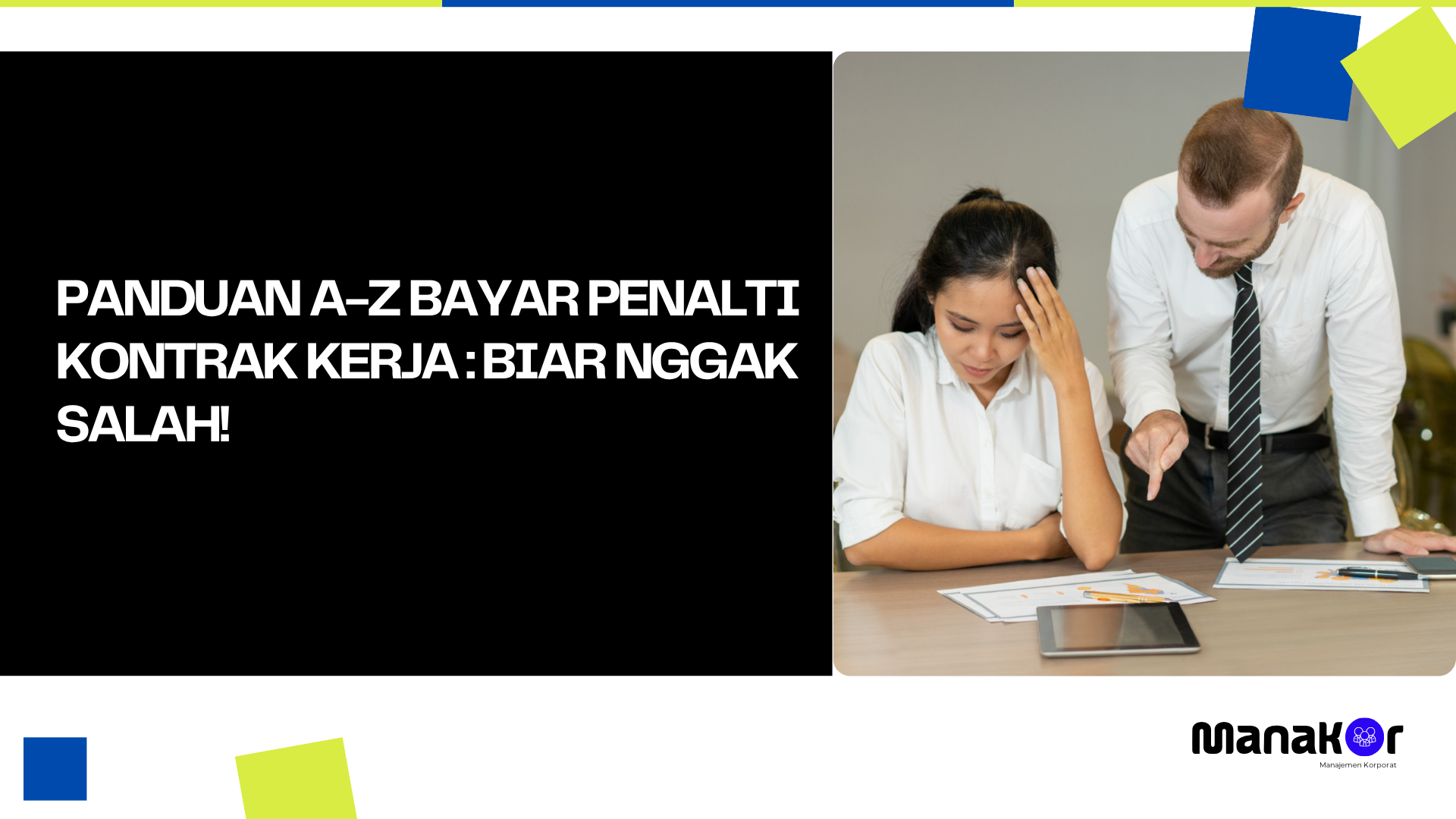 Bayar Penalti Kontrak Kerja