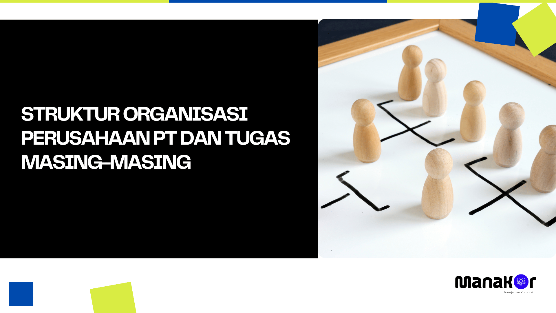 Struktur organisasi perusahaan PT
