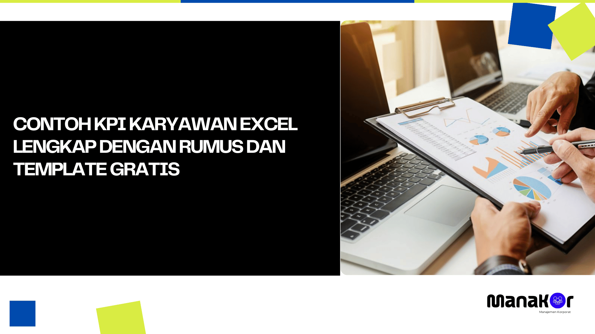 Contoh KPI karyawan Excel