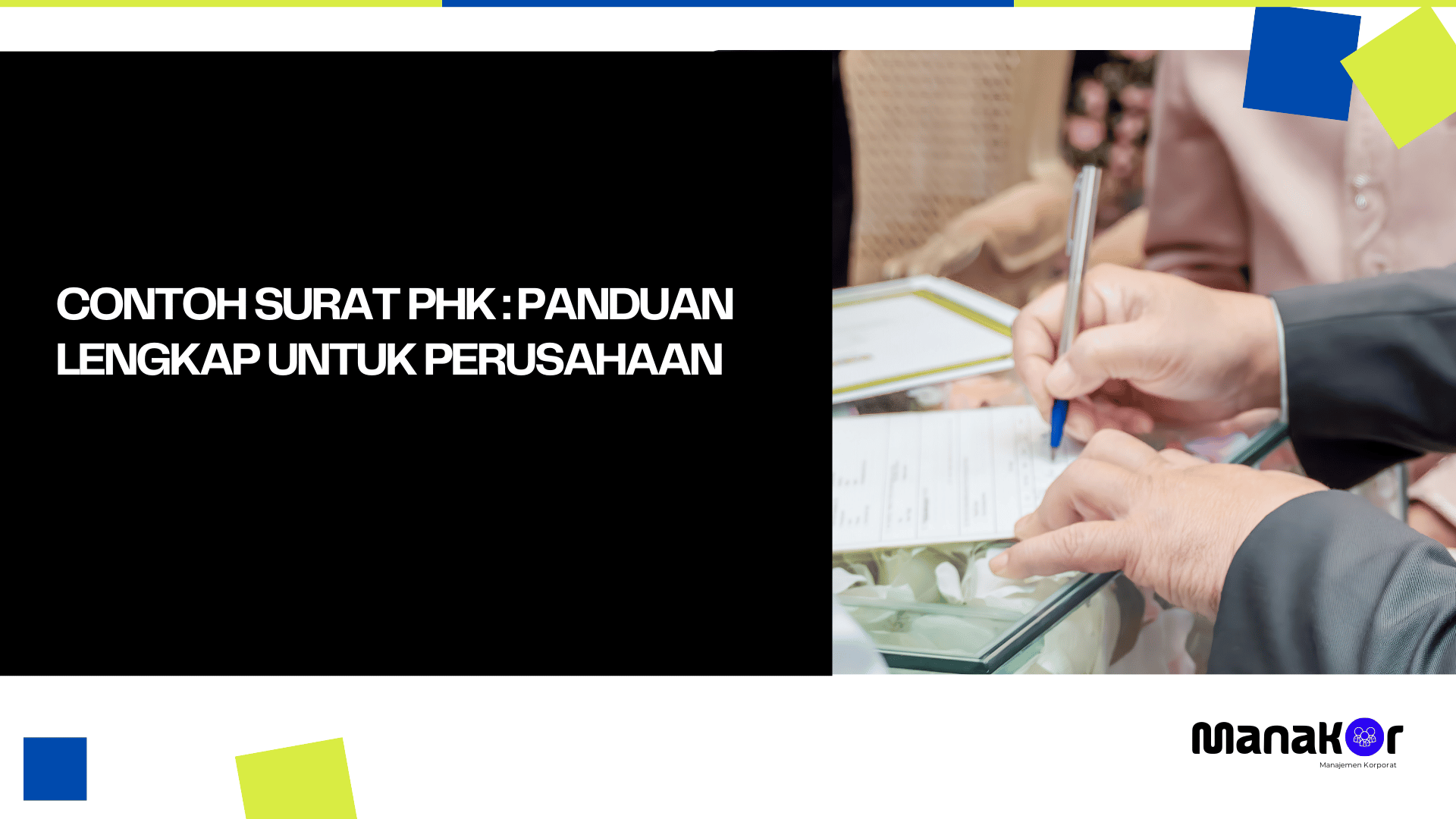 Contoh Surat PHK