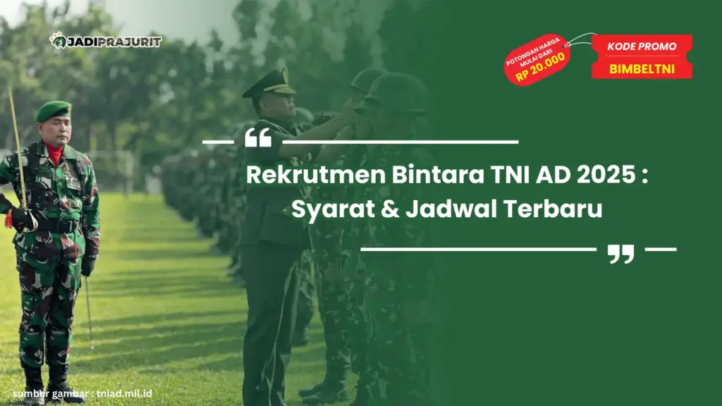 Rekrutmen Bintara TNI AD 2025