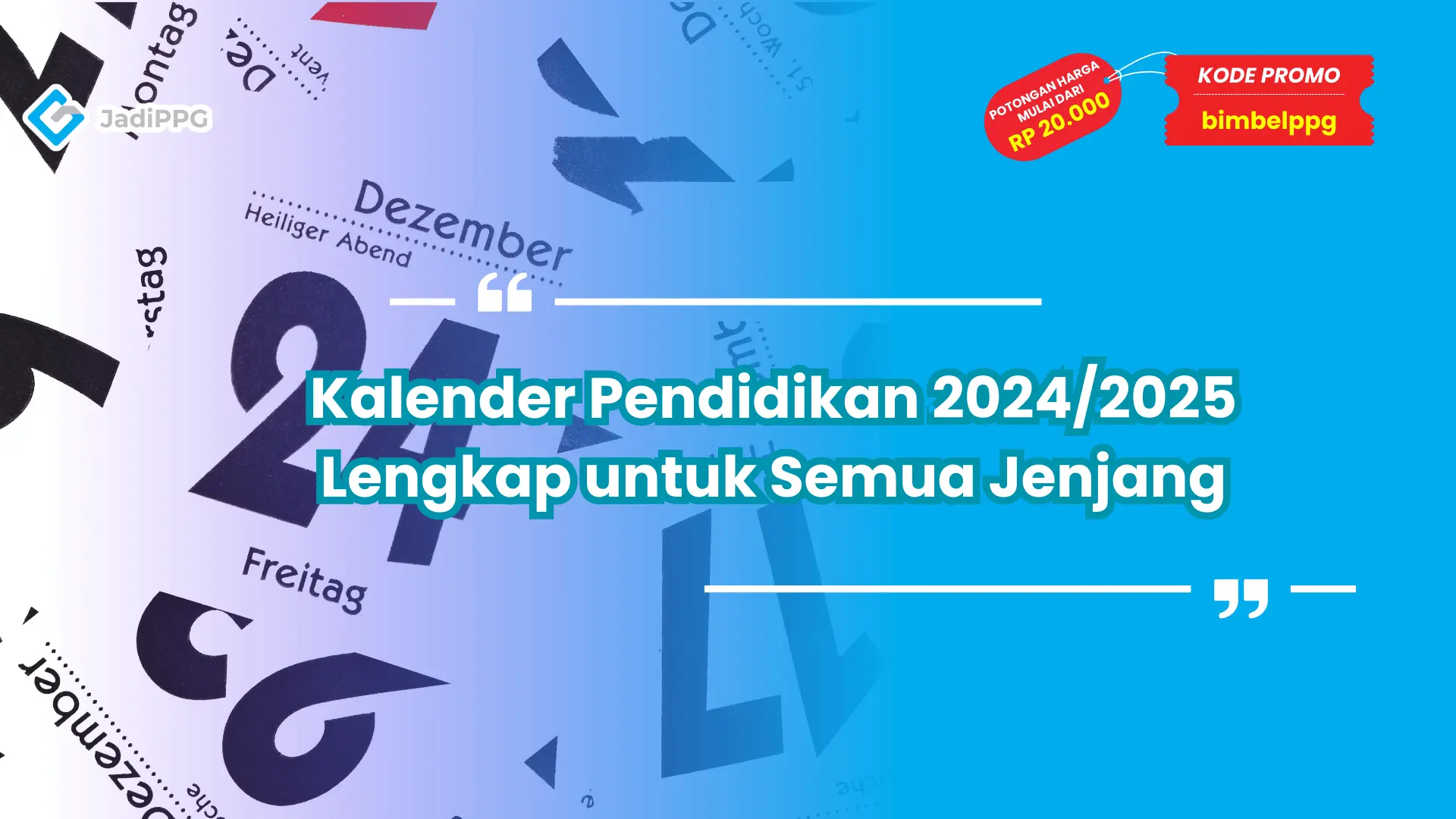 kalender pendidikan 2024/2025