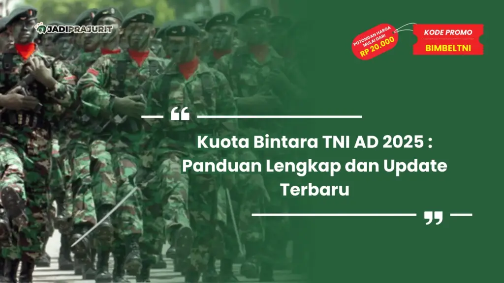 Kuota Bintara TNI AD 2025