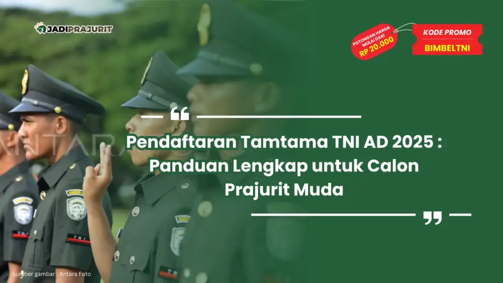 pendaftaran tamtama tni ad 2025