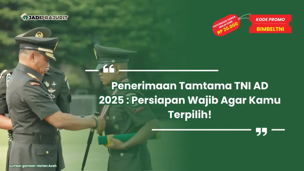 penerimaan tamtama tni ad 2025