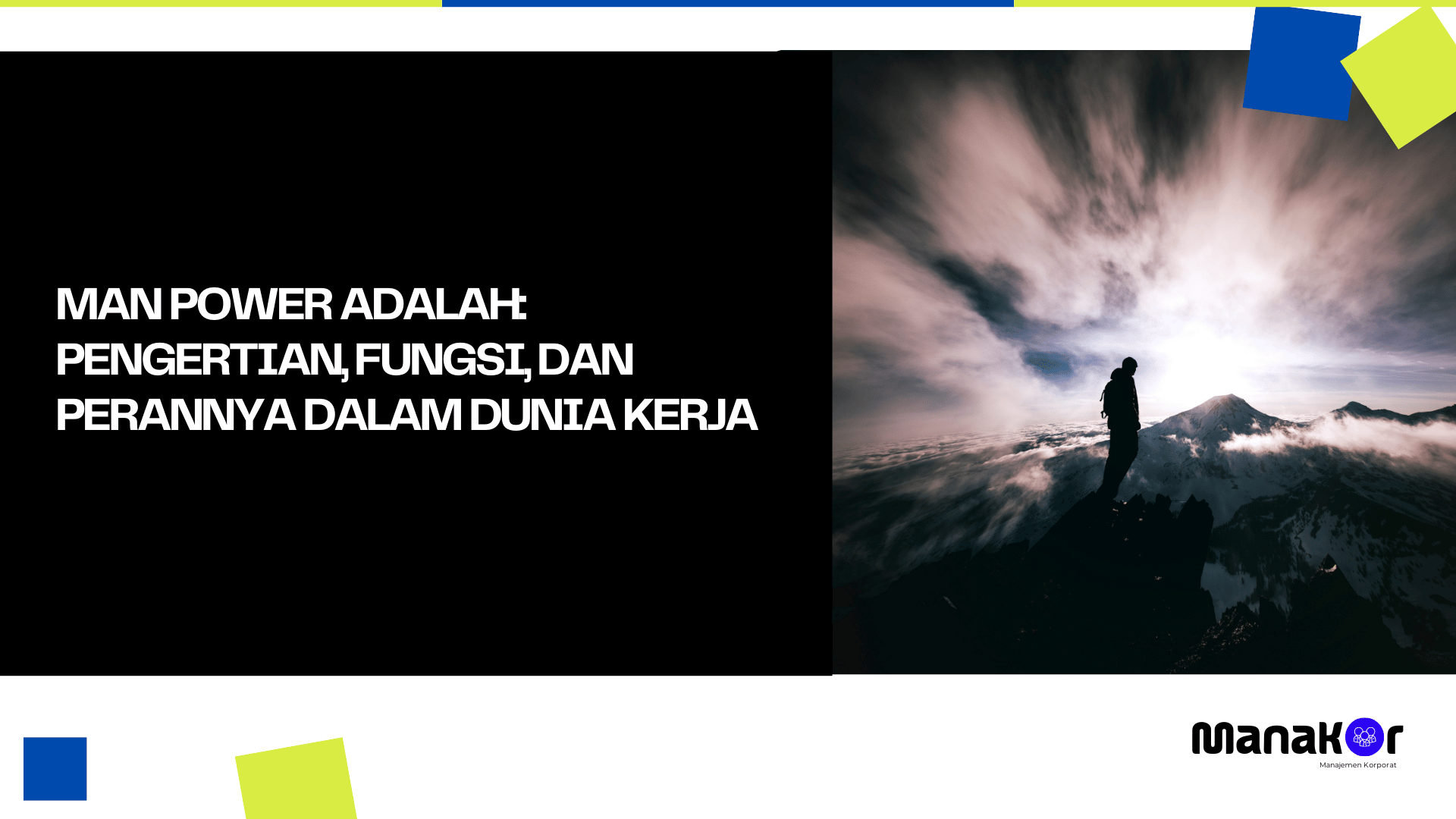 Man Power Adalah