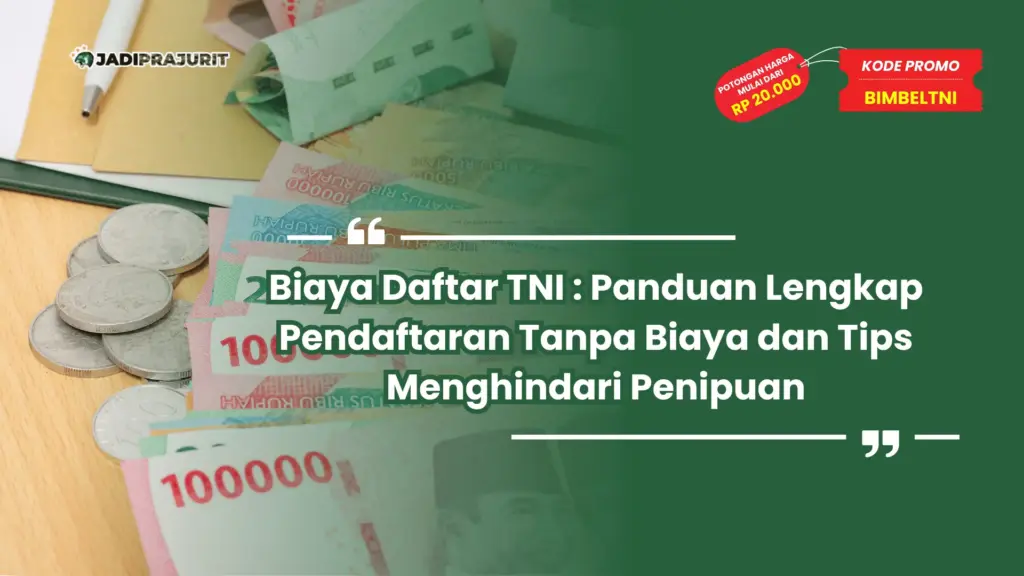 Biaya Daftar TNI