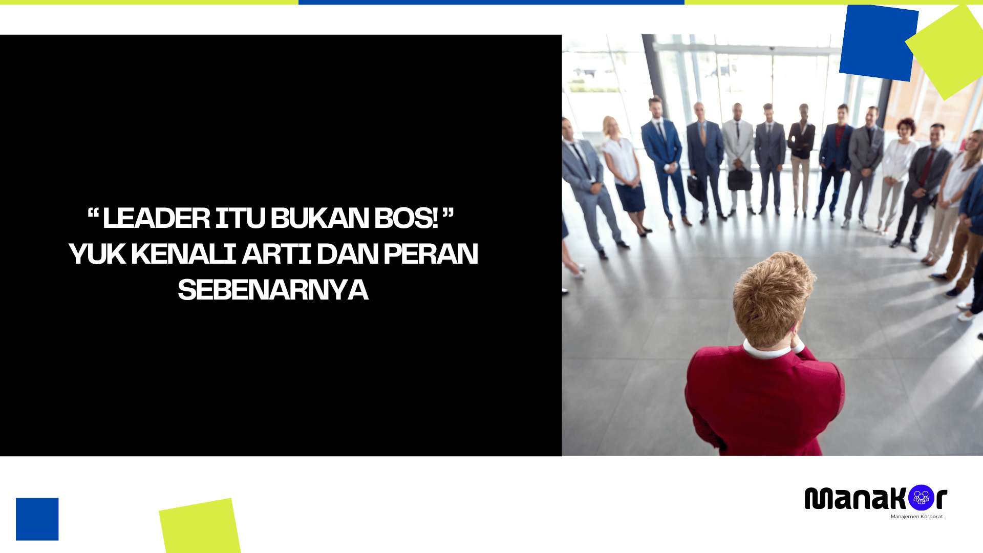 Leader artinya