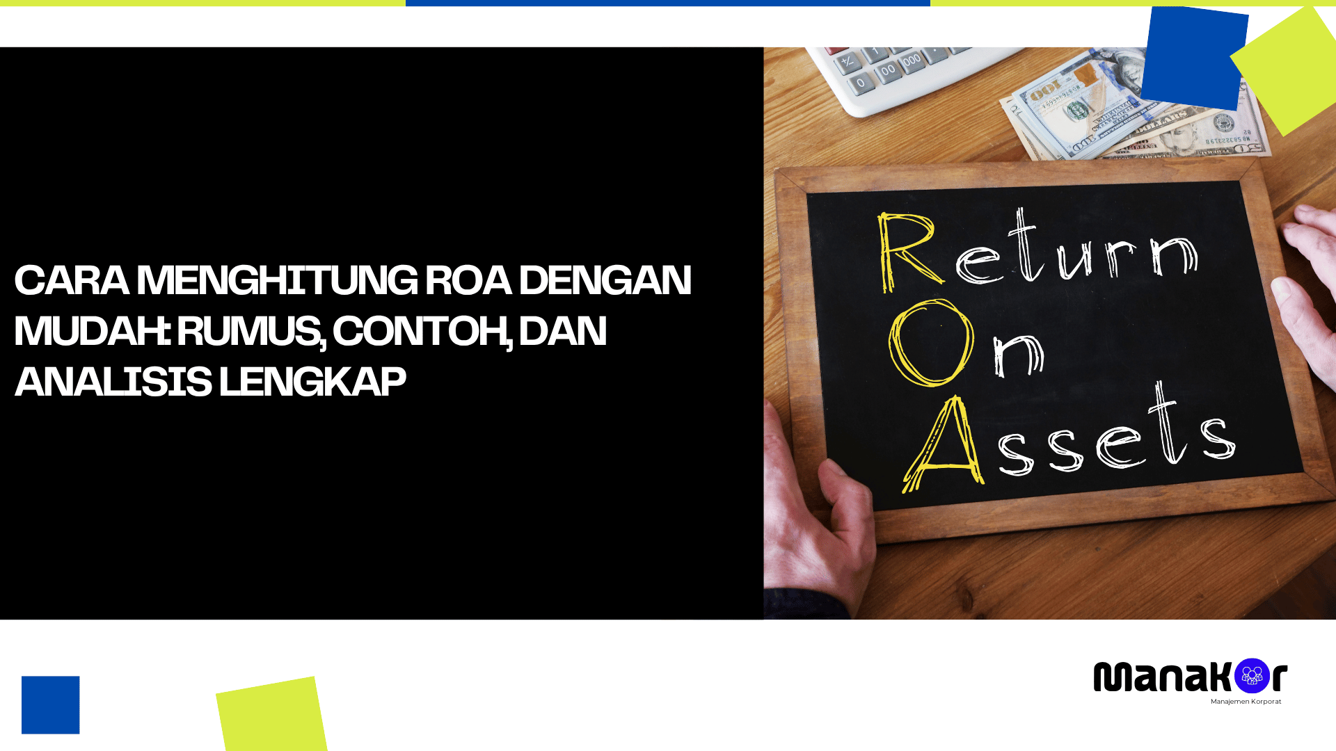 Cara menghitung ROA