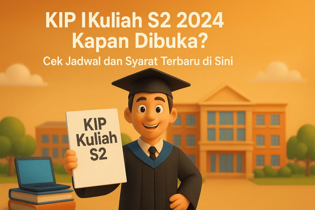 KIP Kuliah S2 2024 Kapan Dibuka