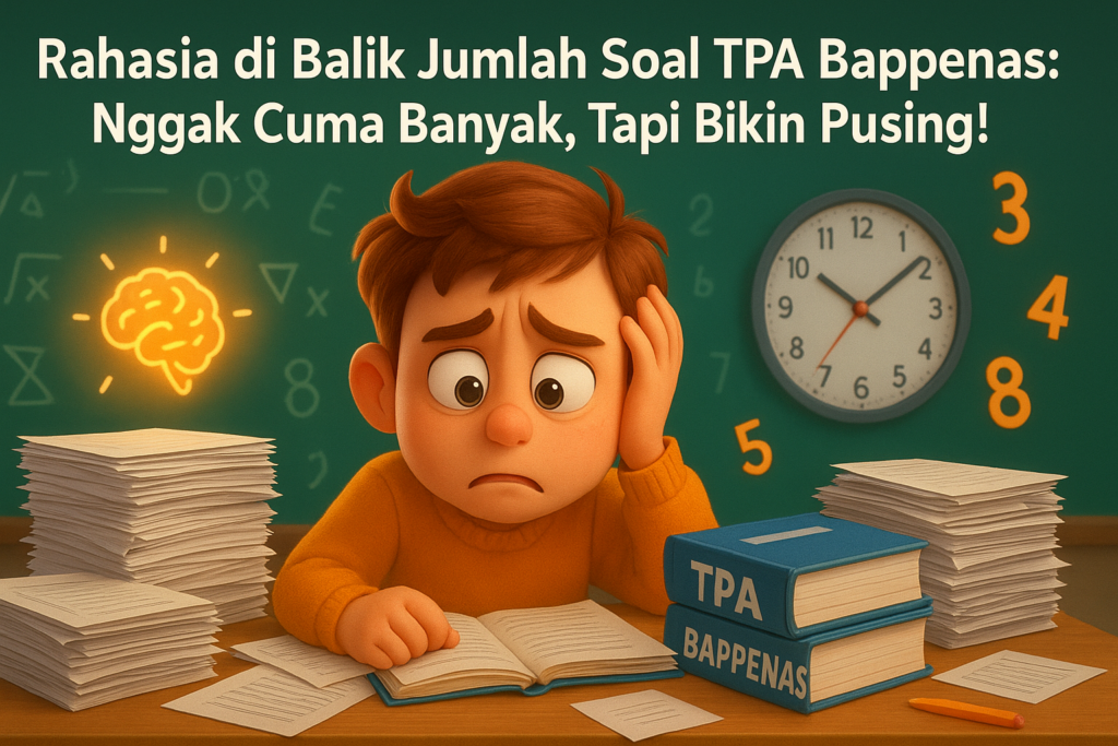 Rahasia di Balik Jumlah Soal TPA Bappenas : Nggak Cuma Banyak, Tapi ...