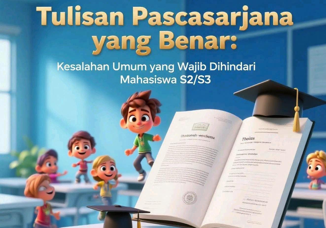 Tulisan Pascasarjana yang Benar : Kesalahan Umum yang Wajib Dihindari Mahasiswa S2/S3