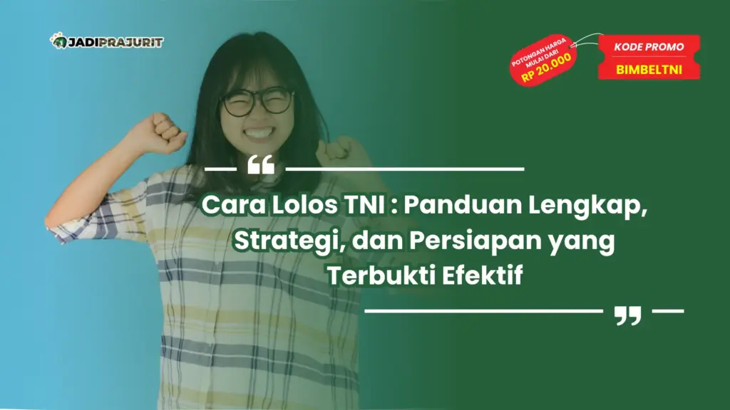 Cara Lolos TNI