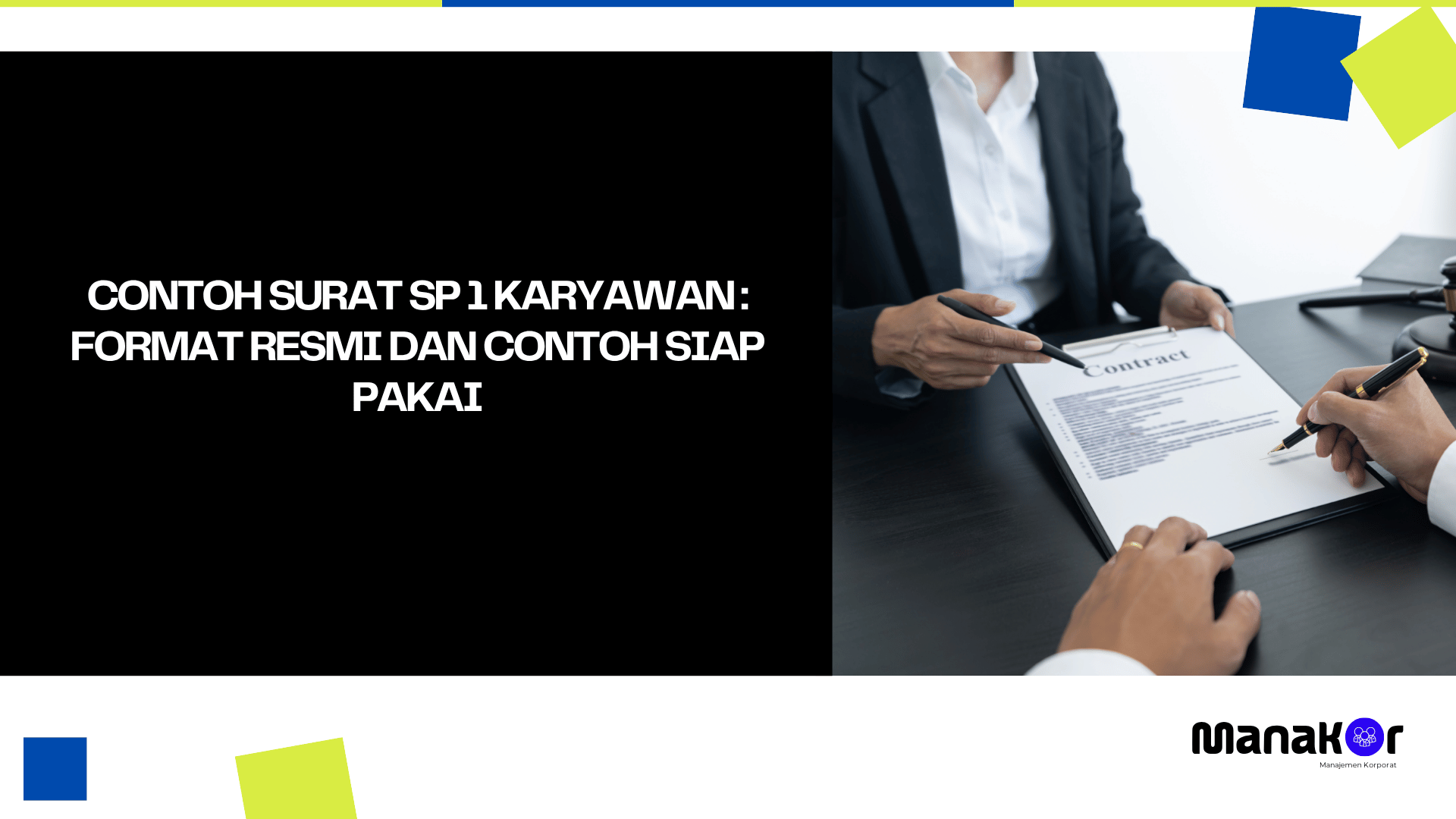 Contoh surat SP 1 karyawan