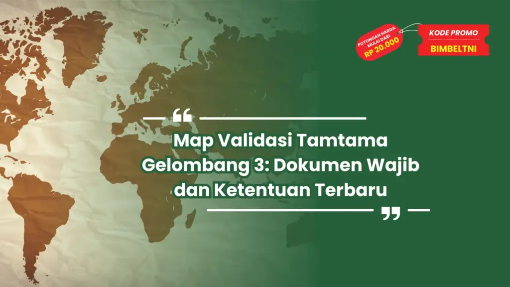 Map Validasi Tamtama Gelombang 3