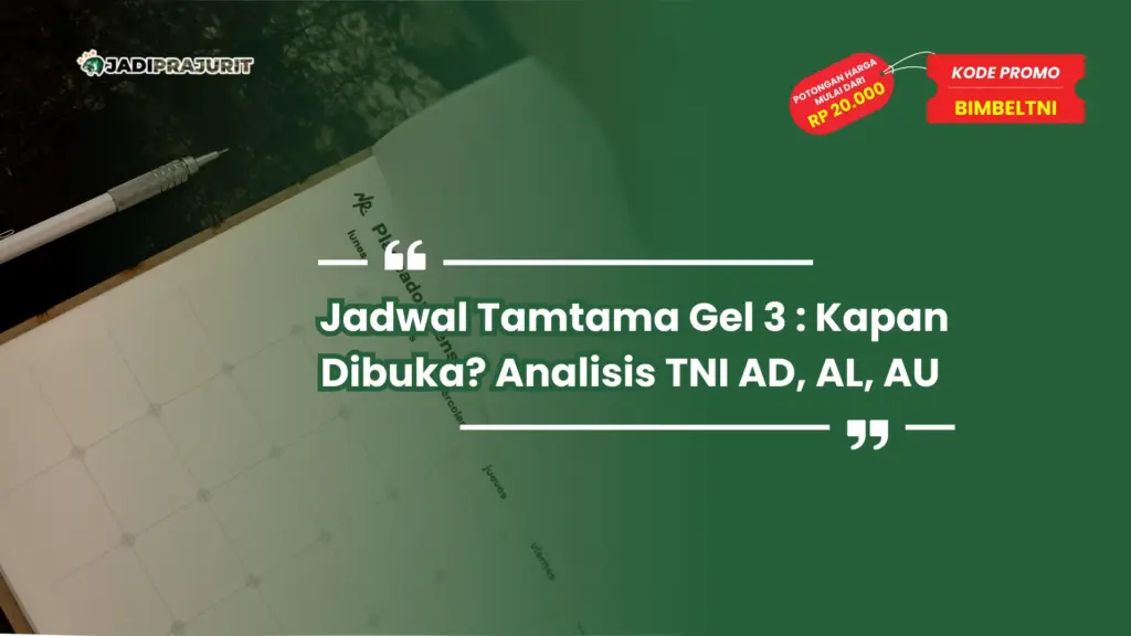 Jadwal Tamtama Gel 3