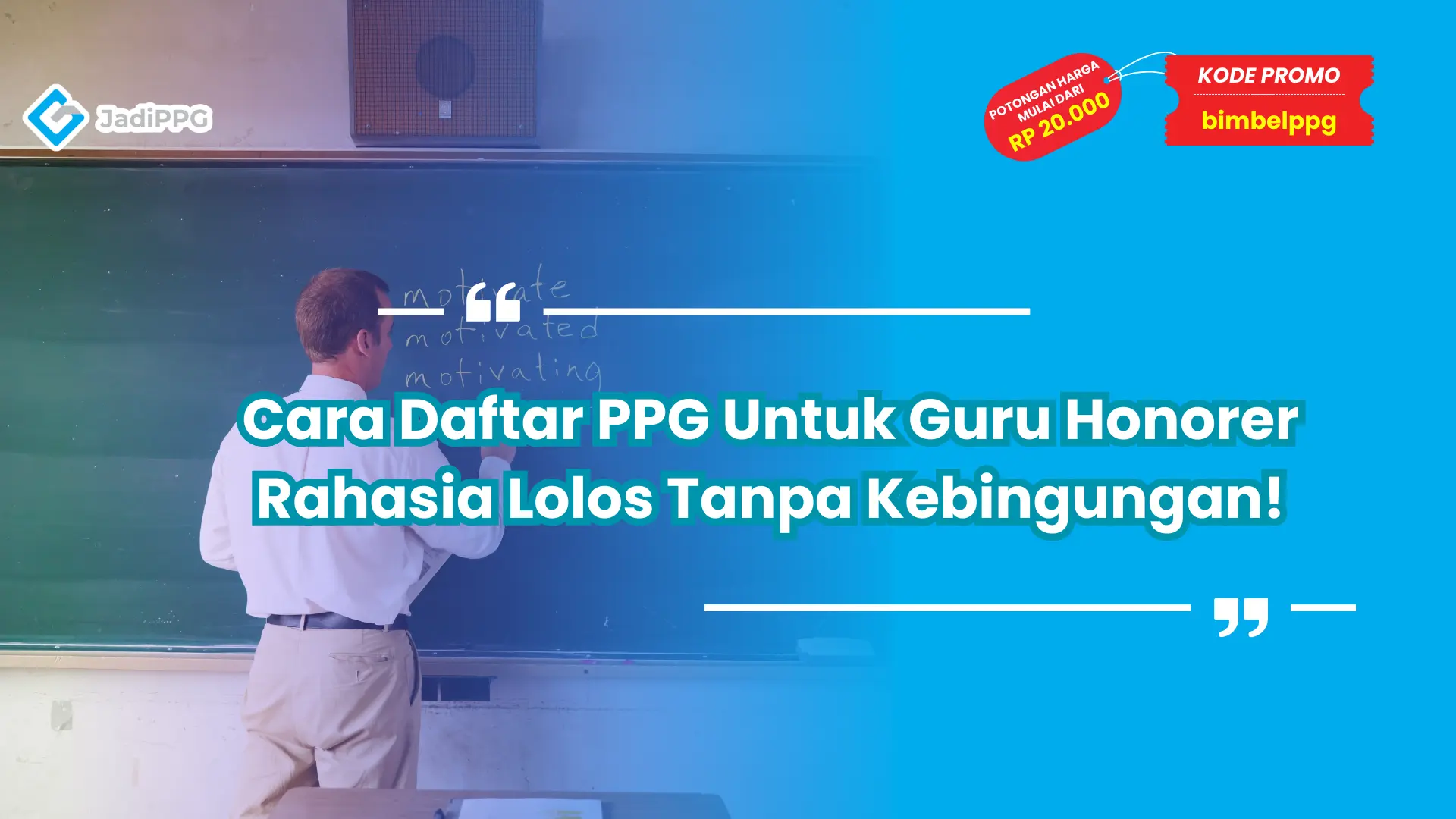 Cara Daftar PPG