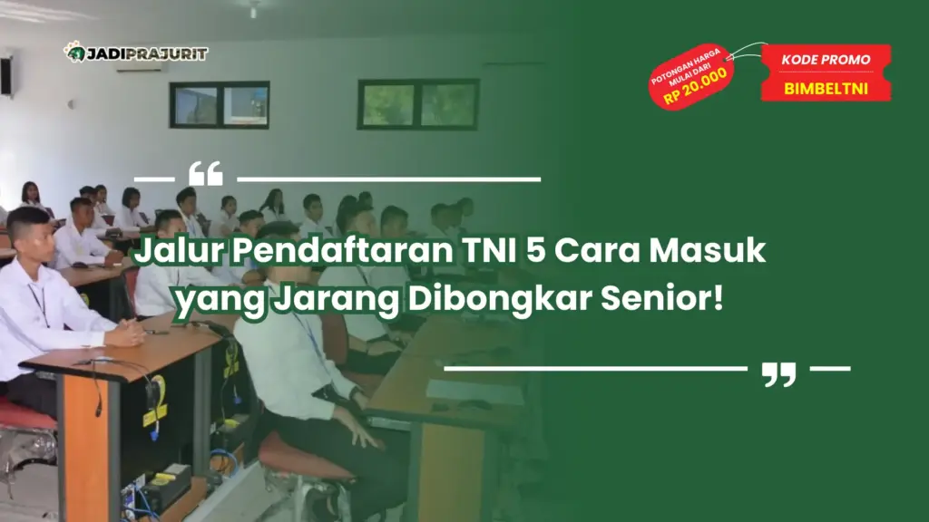 jalur pendaftaran tni