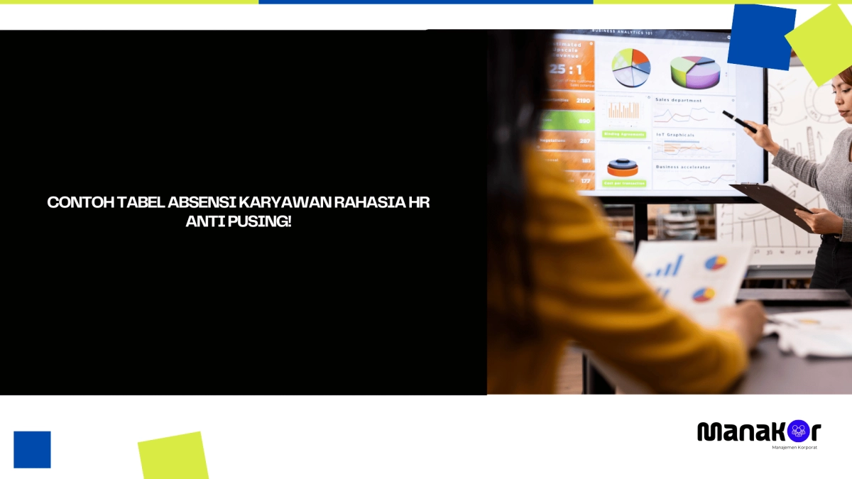contoh tabel absensi karyawan