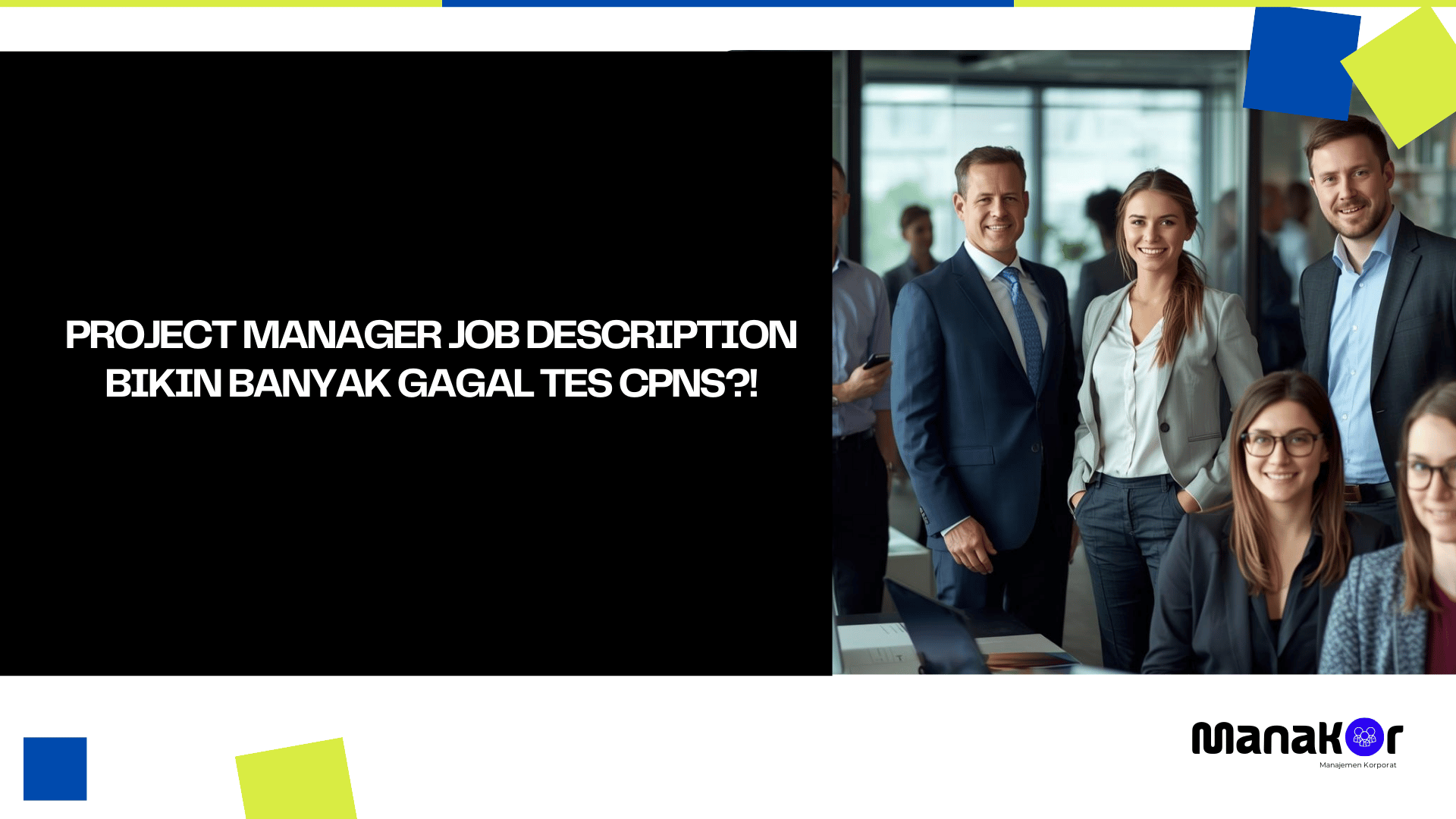 Project manager job description