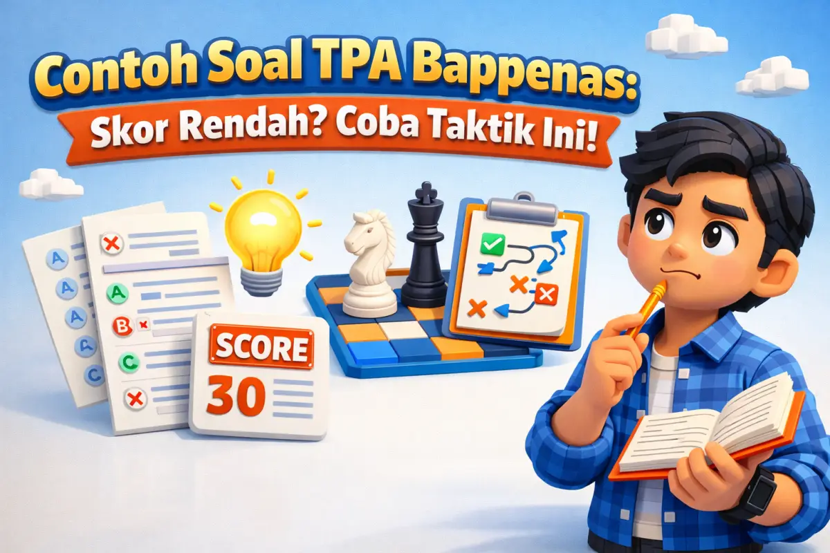 Contoh Soal TPA Bappenas : Skor Rendah? Coba Taktik Ini!