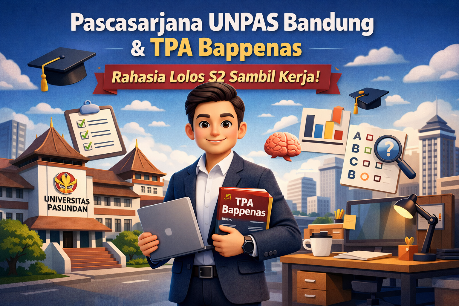 pascasarjana universitas pasundan bandung (unpas) dan TPA Bappenas Rahasia Lolos S2 Sambil Kerja!