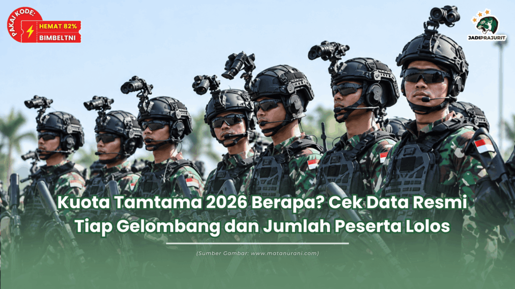 kuota tamtama 2026 berapa