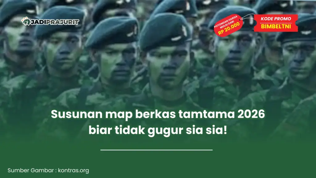 susunan map berkas tamtama 2026