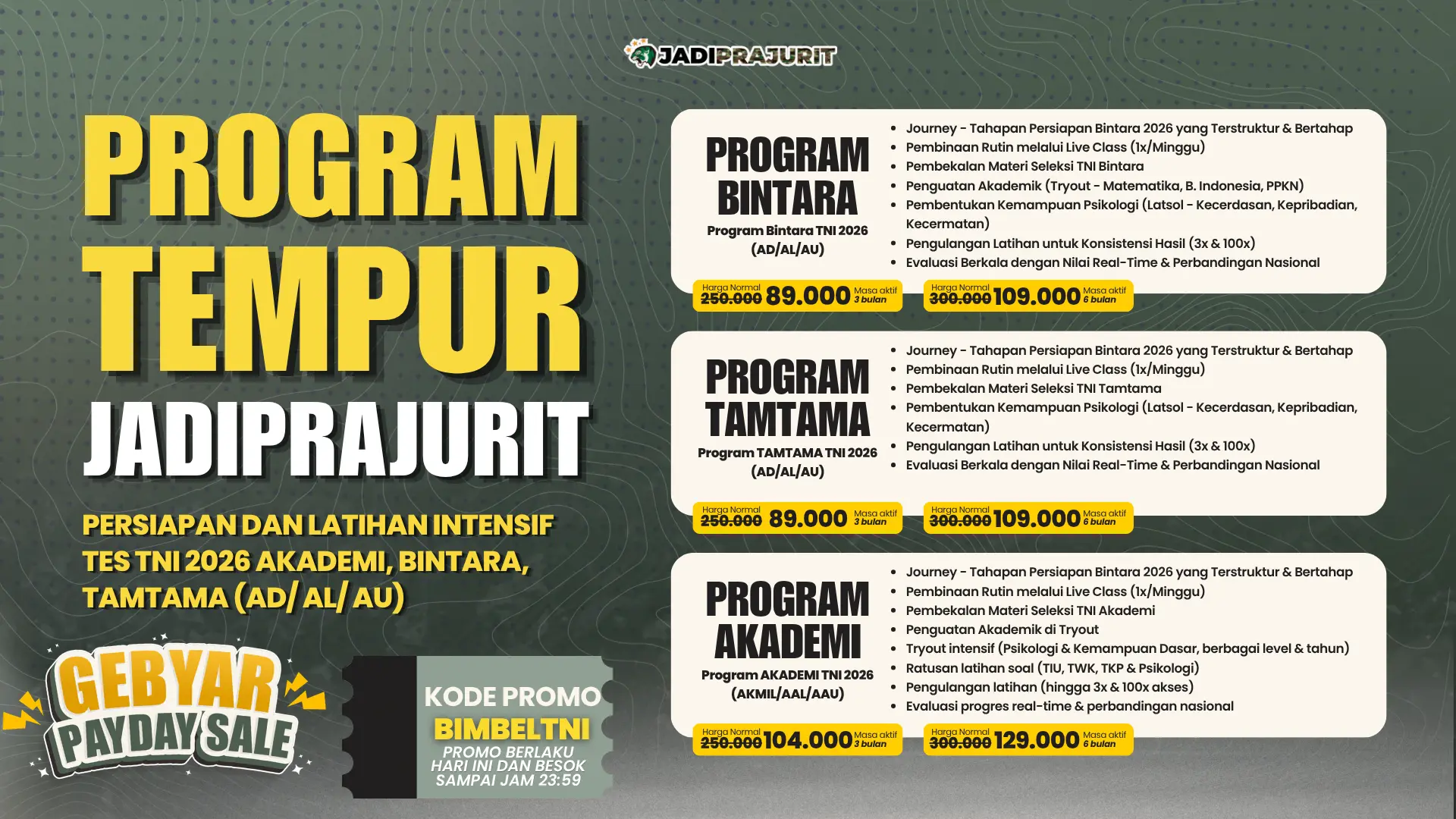 (ARTIKEL SLIDER) - PROMO GEBYAR (28 April 2026) - KODE PROMO JADIPRAJURIT