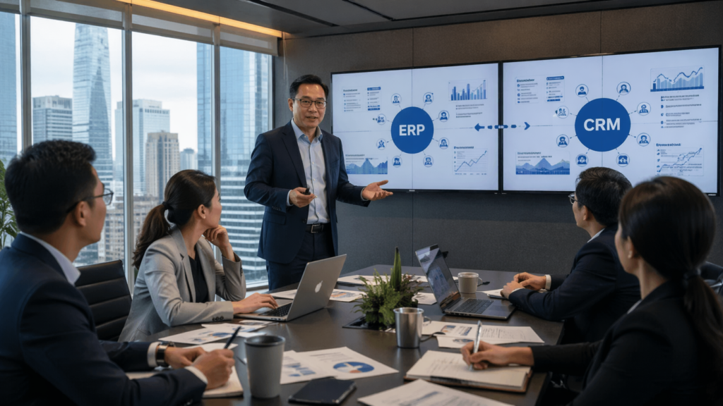 Peran Strategis Pimpinan dalam Integrasi Sistem ERP vs Sistem CRM