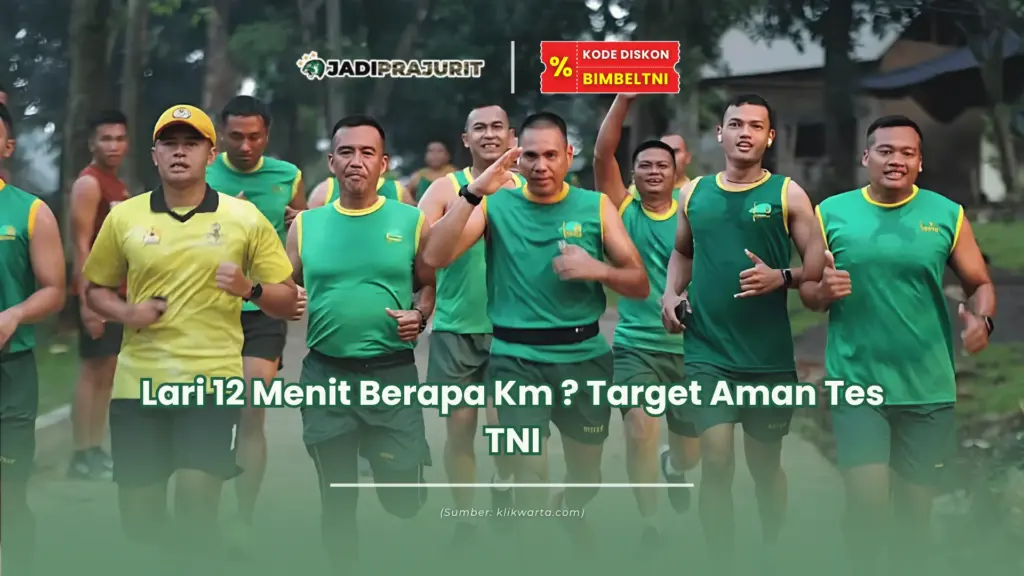 lari 12 menit berapa km