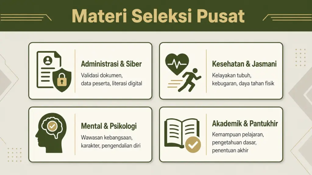tes akmil apa saja