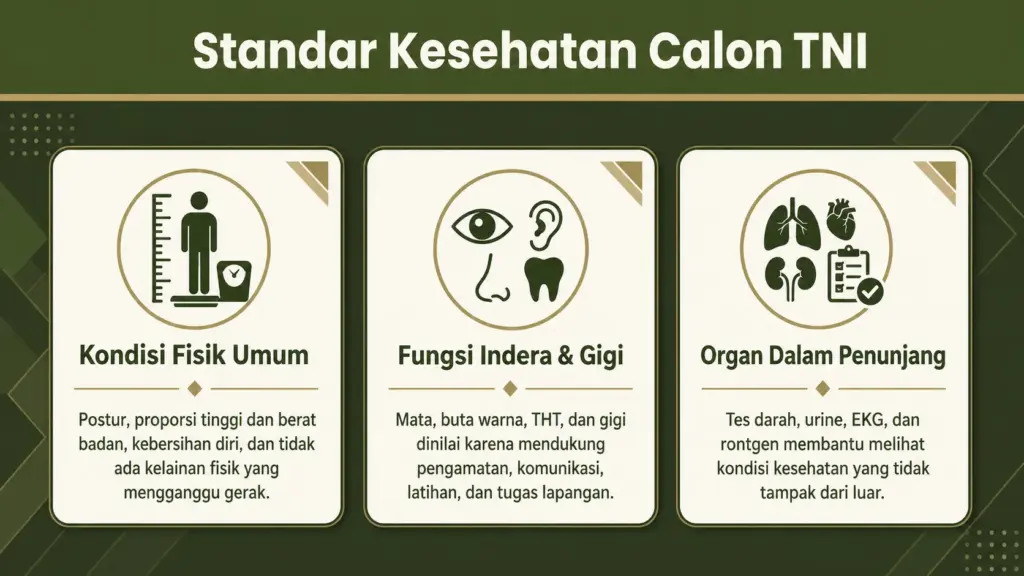 Tes kesehatan pendaftaran TNI