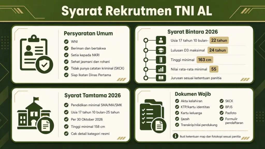 rekrutmen tni al 2026