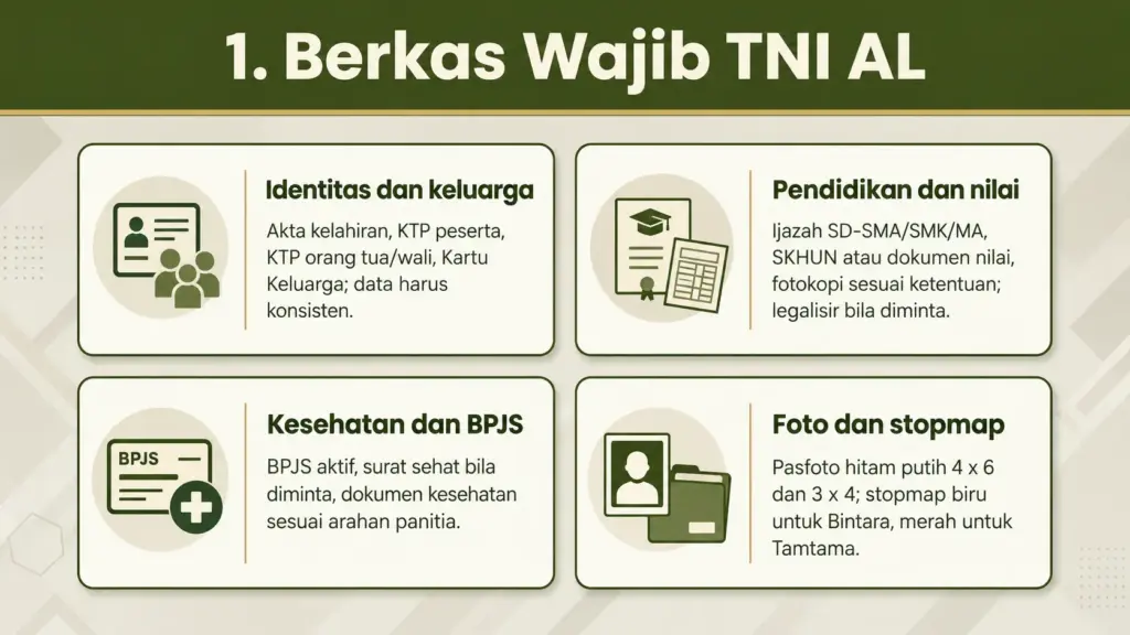 Berkas apa saja tes TNI AL