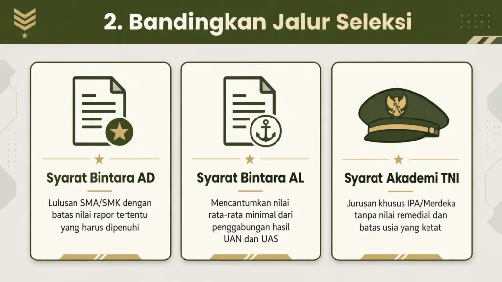 Berapa nilai minimal masuk TNI
