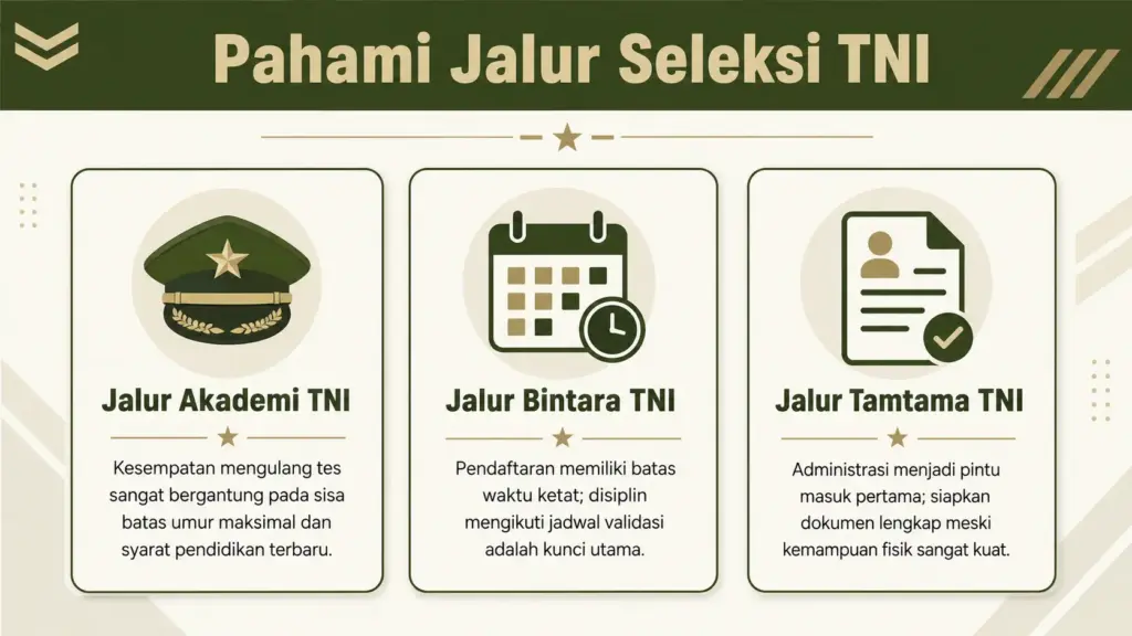 Berapa kali bisa tes TNI