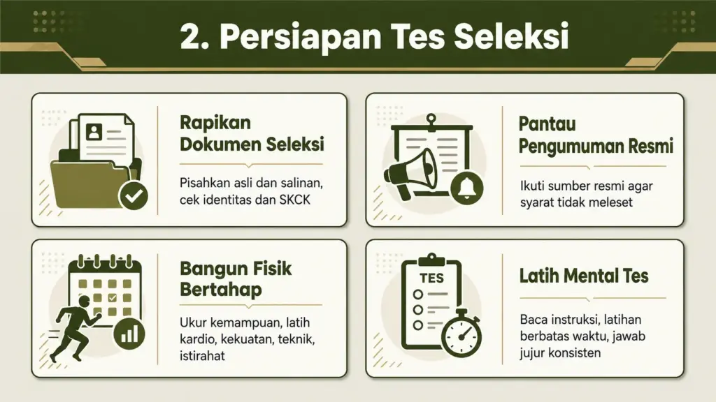 urutan tes tni ad