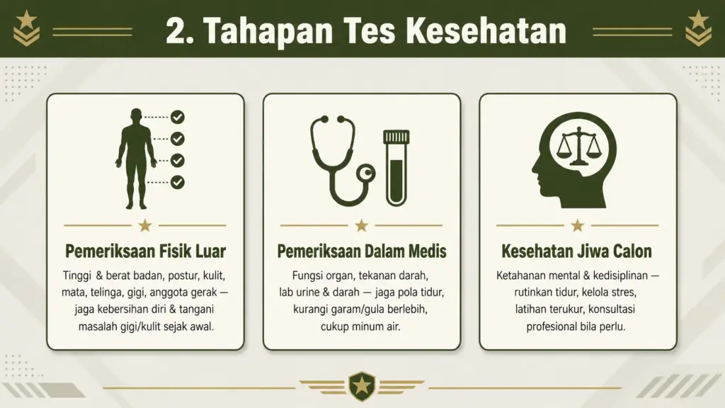 Bagaimana cara saya lolos tes kesehatan