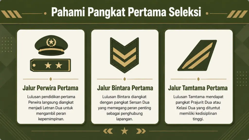 Apa pangkat terendah di TNI