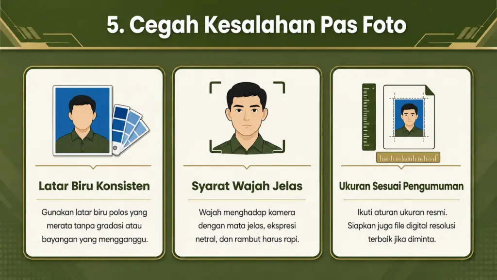 Pas foto TNI AU warna apa