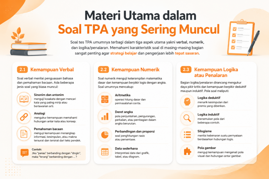 tempat latihan tes tpa