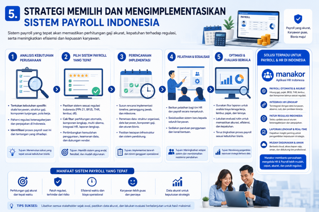 Sistem payroll Indonesia