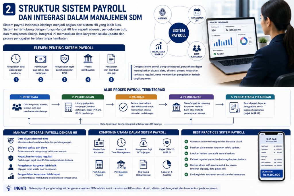 Sistem payroll Indonesia